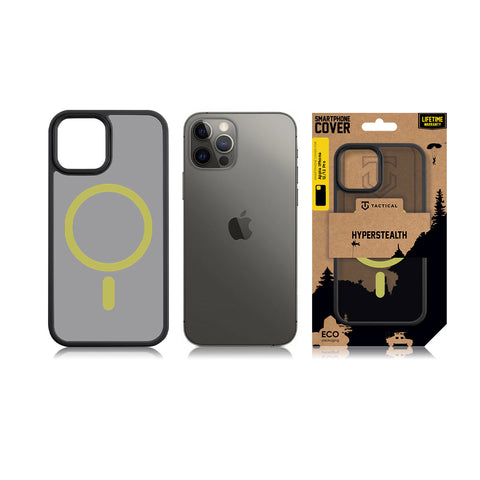 Tactical iPhone 12/iPhone 12 Pro Magforce Hyperstealth 2.0 Covere - 8596311250415 - Black/Yellow