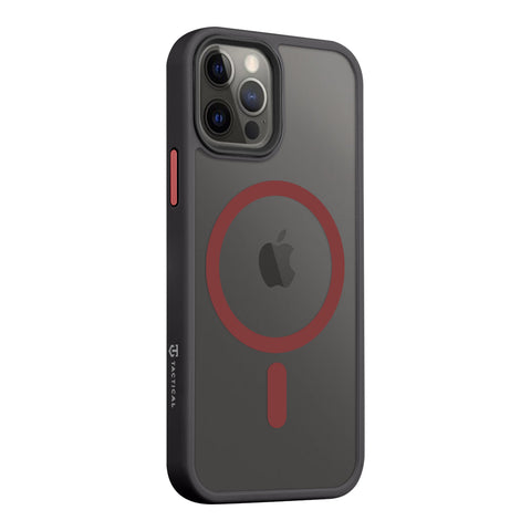 Tactical iPhone 12/iPhone 12 Pro Magforce Hyperstealth 2.0 Cover - 8596311250422 - Black/Red