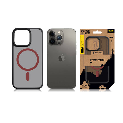 Tactical iPhone 13 Pro Magforce Hyperstealth 2.0 Cover - 8596311250460 - Black/Red