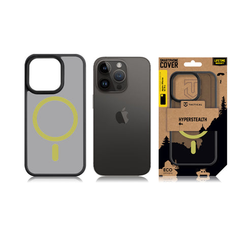 Tactical iPhone 14 Pro Magforce Hyperstealth 2.0 Cover - 8596311250538 - Black/Yellow