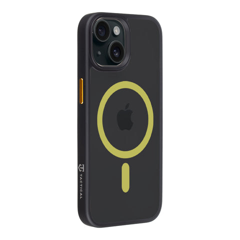 Tactical iPhone 15 Magforce Hyperstealth 2.0 Cover - 8596311250576 - Black/Yellow