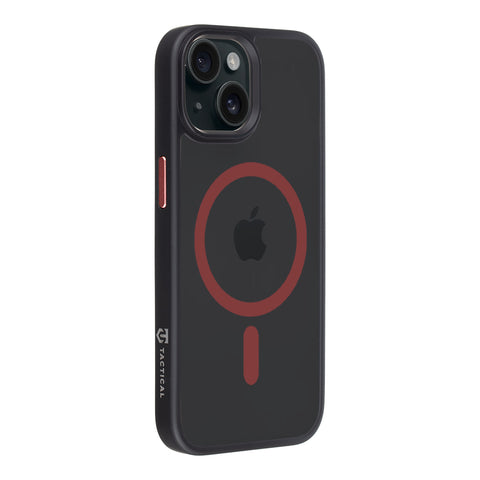 Tactical iPhone 15 Magforce Hyperstealth 2.0 Cover - 8596311250583 - Black/Red