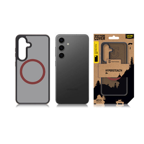 Tactical SM-S921B Galaxy S24 Magforce Hyperstealth 2.0 Cover - 8596311250644 - Black/Red