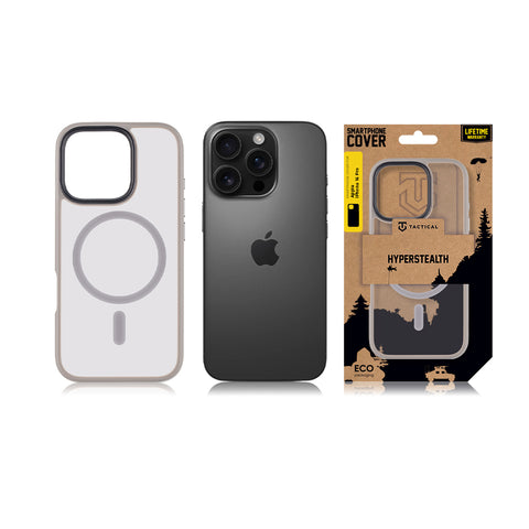 Tactical iPhone 16 Pro MagForce Hyperstealth Cover - 8596311256172 - Light Grey