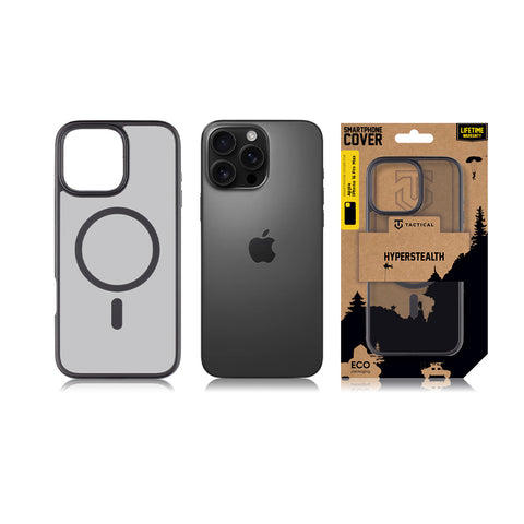 Tactical iPhone 16 Pro Max MagForce Hyperstealth Cover - 8596311256196 - Asphalt