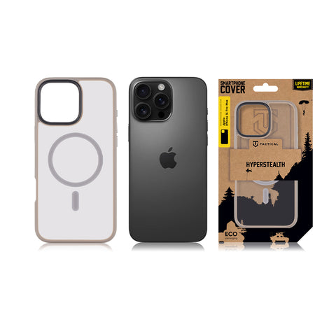 Tactical iPhone 16 Pro Max MagForce Hyperstealth Cover - 8596311256226 - Light Grey