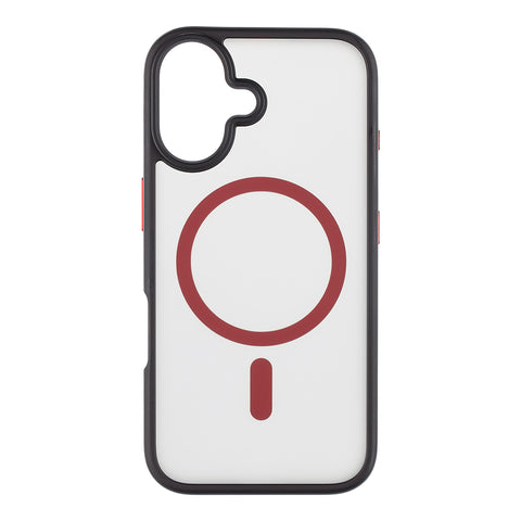 Tactical iPhone 16 Magforce Hyperstealth 2.0 Cover - 8596311256295 - Black/Red