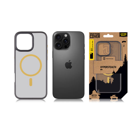 Tactical iPhone 16 Pro Max Magforce Hyperstealth 2.0 Cover - 8596311256325 - Black/Yellow