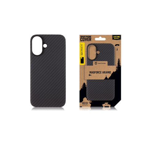 Tactical iPhone 16 MagForce Aramid Cover - 8596311256349 - Black