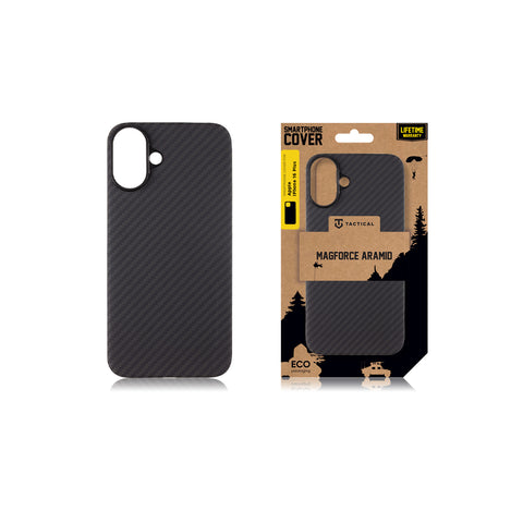 Tactical iPhone 16 Plus MagForce Aramid Cover - 8596311256356 - Black