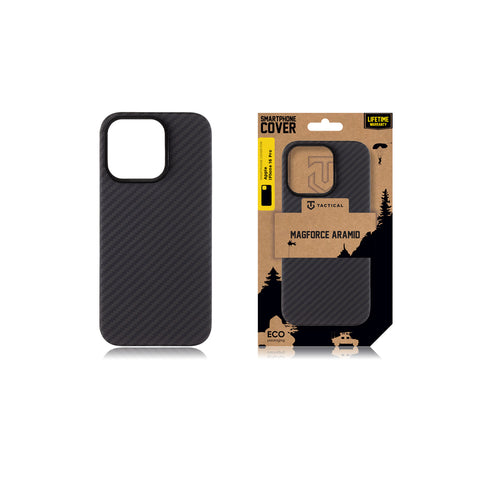 Tactical iPhone 16 Pro MagForce Aramid Cover - 8596311256363 - Black