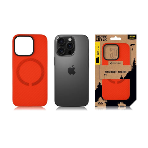Tactical iPhone 16 Pro MagForce Aramid Limited Edition Cover - 8596311256400 - Bloody Mary
