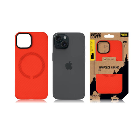 Tactical iPhone 15 MagForce Aramid Limited Edition Cover - 8596311256479 - Bloody Mary