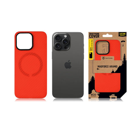 Tactical iPhone 16 Pro Max MagForce Aramid Limited Edition Cover - 8596311256493 - Bloody Mary