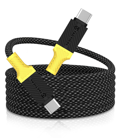 Tactical MagRope USB-C Cable - 8596311256523 - 1 Meter - Black/Yellow