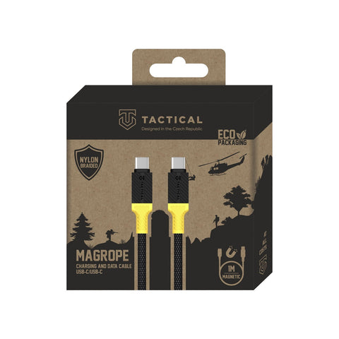 Tactical MagRope Type-C USB Cable - 8596311256523 - 1 Meter - Black/Yellow