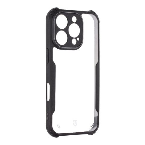 Tactical iPhone 16 Pro Quantum Stealth Cover - 8596311256882 - Clear Black