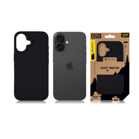 Tactical iPhone 16 Velvet Smoothie Cover - 8596311258473 - Asphalt