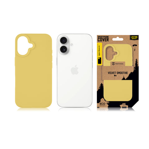Tactical iPhone 16 Velvet Smoothie Cover - 8596311258503 - Banana