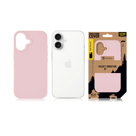 Tactical iPhone 16 Velvet Smoothie Cover - 8596311258558 - Pink Panther
