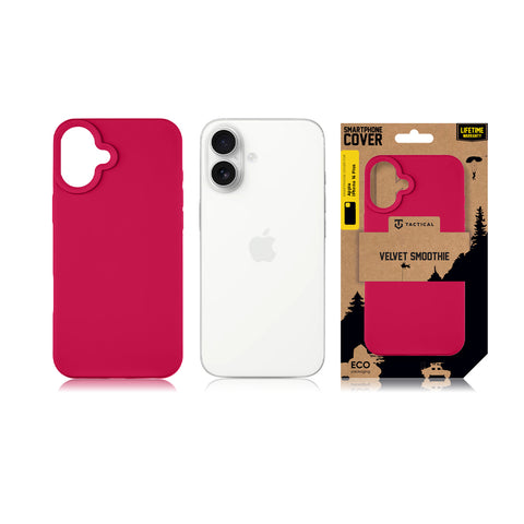 Tactical iPhone 16 Plus Velvet Smoothie Cover - 8596311258664 - Sangria