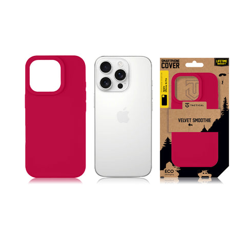 Tactical iPhone 16 Pro Velvet Smoothie Cover - 8596311258763 - Sangria
