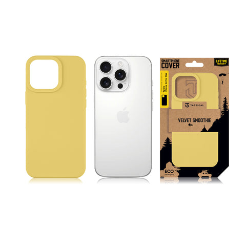 Tactical iPhone 16 Pro Max Velvet Smoothie Cover - 8596311258800 - Banana