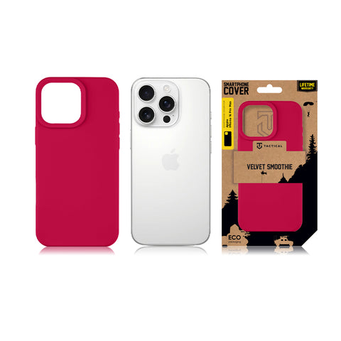 Tactical iPhone 16 Pro Max Velvet Smoothie Cover - 8596311258862 - Sangria