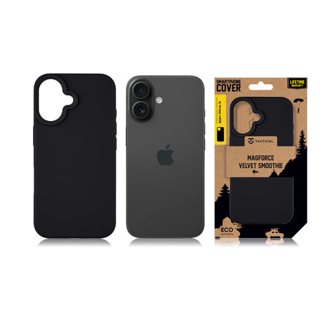 Tactical iPhone 16 MagForce Velvet Smoothie Cover - 8596311258879 - Asphalt