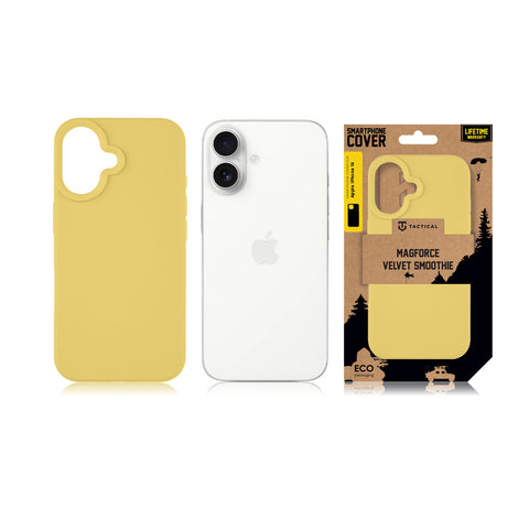 Tactical iPhone 16 MagForce Velvet Smoothie Cover - 8596311258909 - Banana
