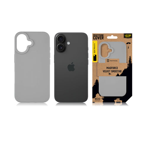 Tactical iPhone 16 MagForce Velvet Smoothie Cover - 8596311258923 - Foggy
