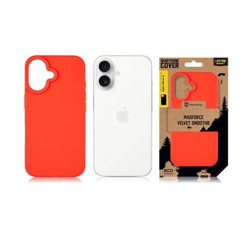 Tactical iPhone 16 MagForce Velvet Smoothie Cover - 8596311258930 - Chilli