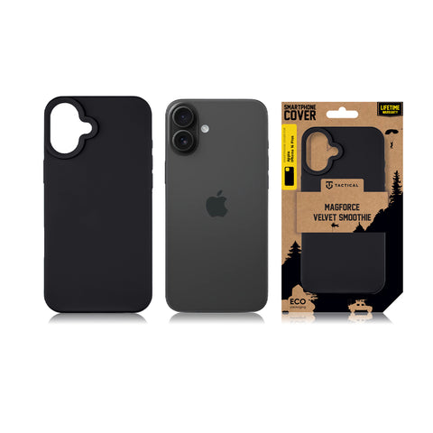 Tactical iPhone 16 Plus MagForce Velvet Smoothie Cover - 8596311258954 - Asphalt