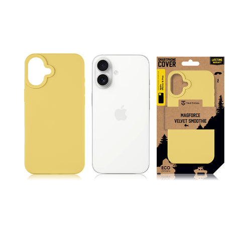 Tactical iPhone 16 Plus MagForce Velvet Smoothie Cover - 8596311258985 - Banana