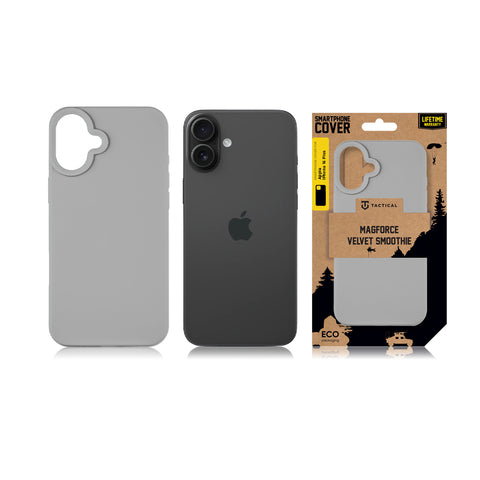 Tactical iPhone 16 Plus MagForce Velvet Smoothie Cover - 8596311259005 - Foggy