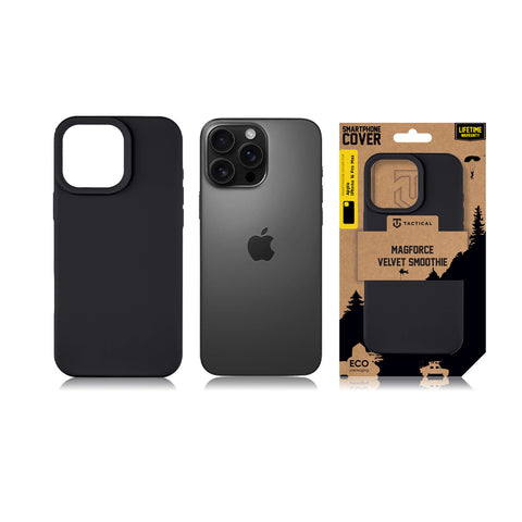 Tactical iPhone 16 Pro Max MagForce Velvet Smoothie Cover - 8596311259111 - Asphalt