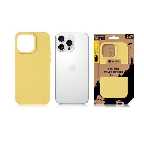 Tactical iPhone 16 Pro Max MagForce Velvet Smoothie Cover - 8596311259142 - Banana