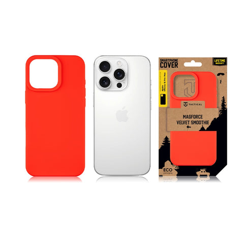 Tactical iPhone 16 Pro Max MagForce Velvet Smoothie Cover- 8596311259173 - Chilli