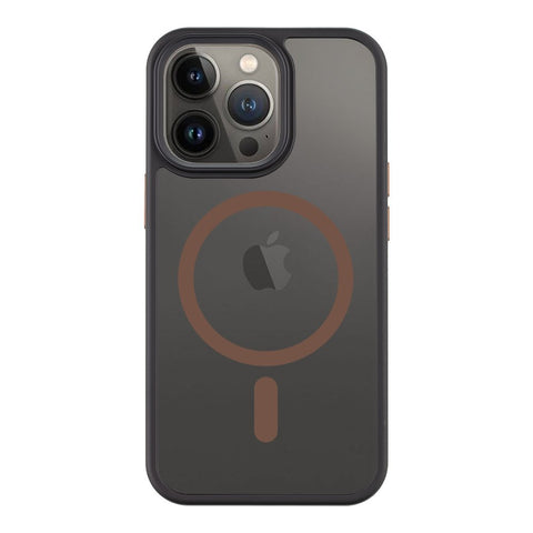 Tactical iPhone 13 Pro Magforce Hyperstealth 2.0 Cover - 8596311279256 - Black/Mocha Mousse