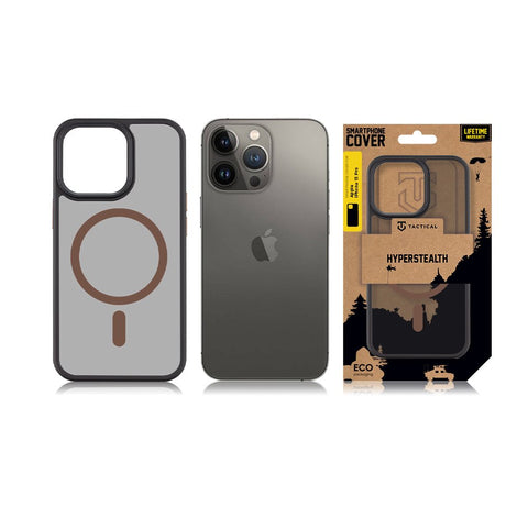 Tactical iPhone 13 Pro Magforce Hyperstealth 2.0 Cover - 8596311279256 - Black/Mocha Mousse
