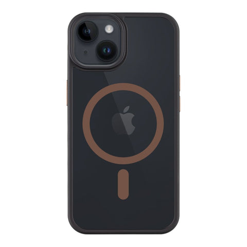 Tactical iPhone 14 Magforce Hyperstealth 2.0 Cover - 8596311279263 - Black/Mocha Mousse