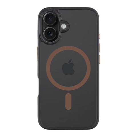 Tactical iPhone 16 Magforce Hyperstealth 2.0 Cover - 8596311279317 - Black/Mocha Mousse