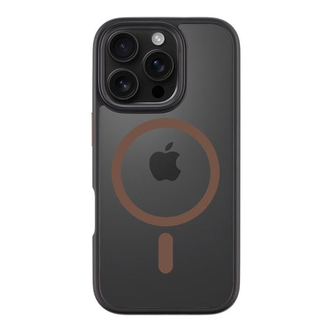 Tactical iPhone 16 Pro Magforce Hyperstealth 2.0 Cover - 8596311279324 - Black/Mocha Mousse