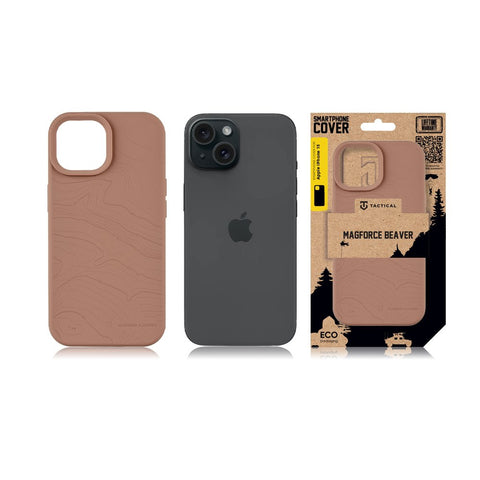 Tactical MagForce iPhone 15 Beaver Cover - 8596311283086 - Mocha Mousse