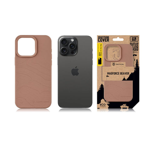 Tactical MagForce iPhone 15 Pro Max Beaver Cover - 8596311283123 - Mocha Mousse