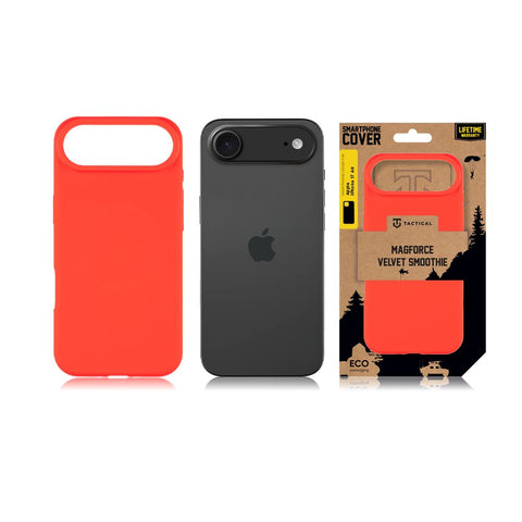 Tactical iPhone 17 Air MagForce Velvet Smoothie Cover - 8596311284182 - Chilli
