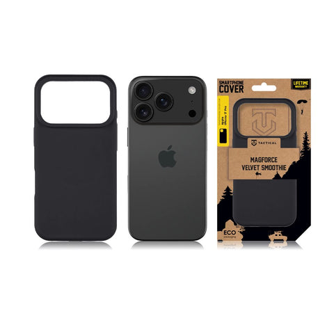 Tactical iPhone 17 Pro MagForce Velvet Smoothie Cover - 8596311284205 - Asphalt
