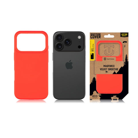 Tactical iPhone 17 Pro MagForce Velvet Smoothie Cover - 8596311284274 - Chilli
