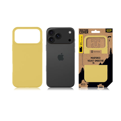 Tactical iPhone 17 Pro Max MagForce Velvet Smoothie Cover - 8596311284335 - Banana