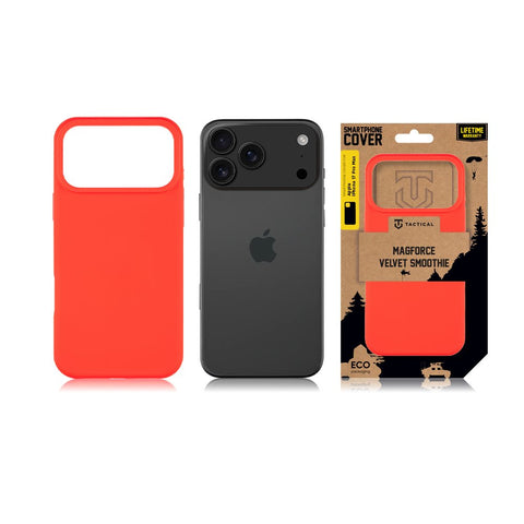Tactical iPhone 17 Pro Max MagForce Velvet Smoothie Cover - 8596311284366 - Chilli